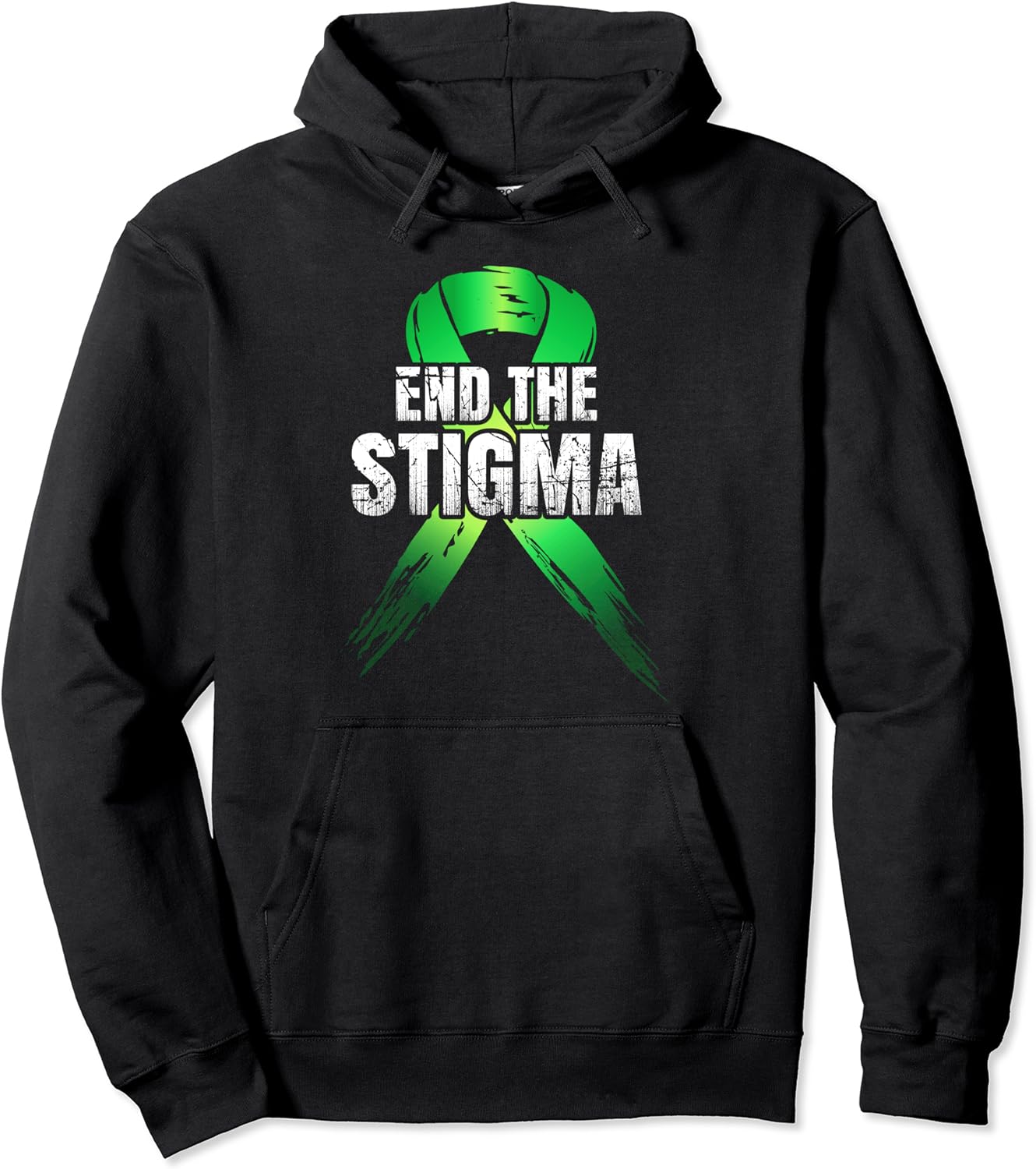 End The Stigma Mental Health Awareness Green Ribbon